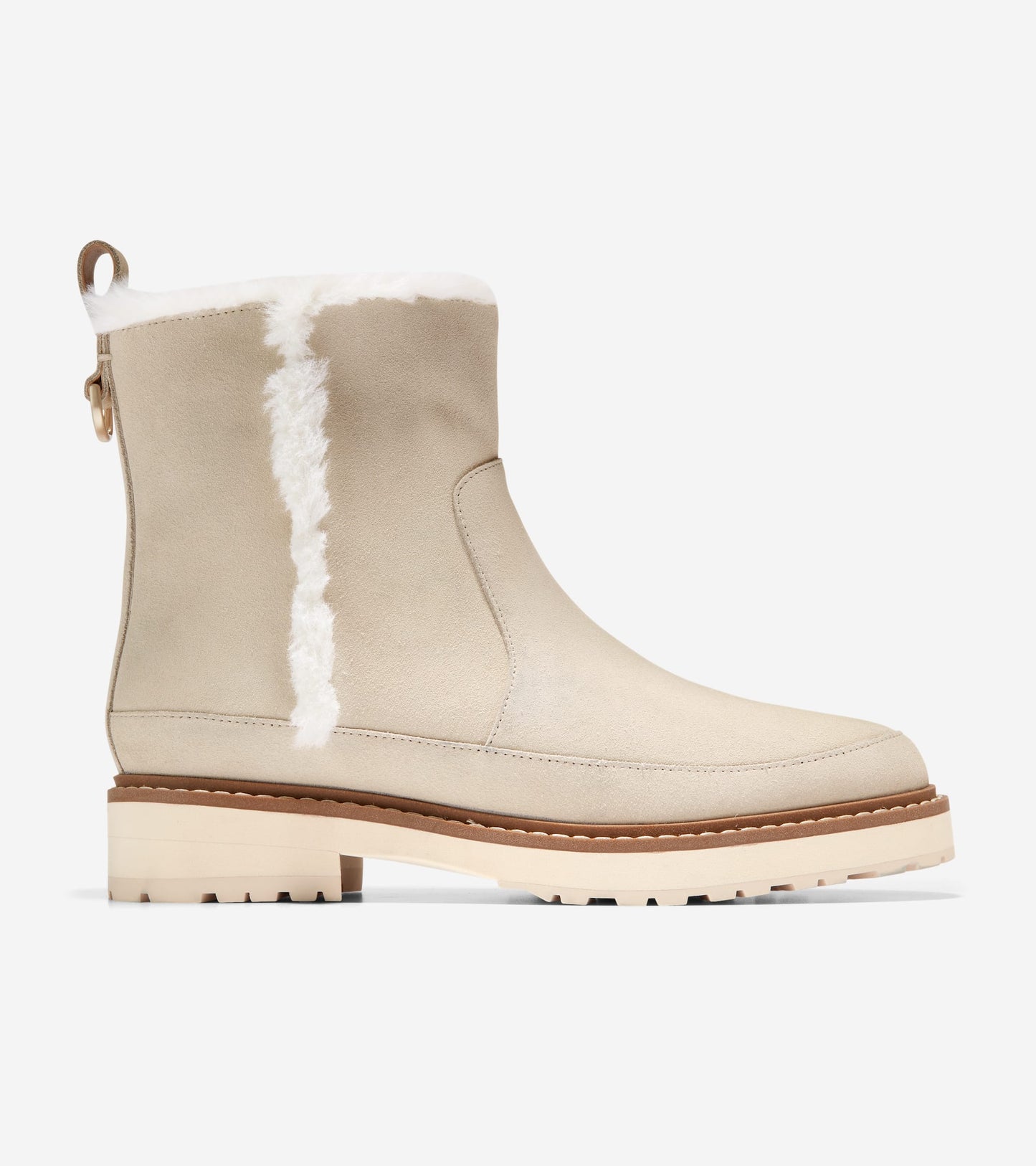 W26256:ANGORA AGORA WP SUEDE/ NATURAL FUR/ DK NAT WELT/ TONAL OS/ BRUSHED GOLD HW (8086479405303)
