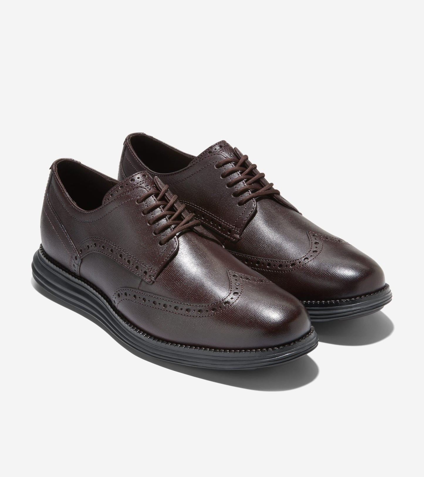 C38317:CH DARK CHOCOLATE SAFFIANO/BLACK (8027689091319)