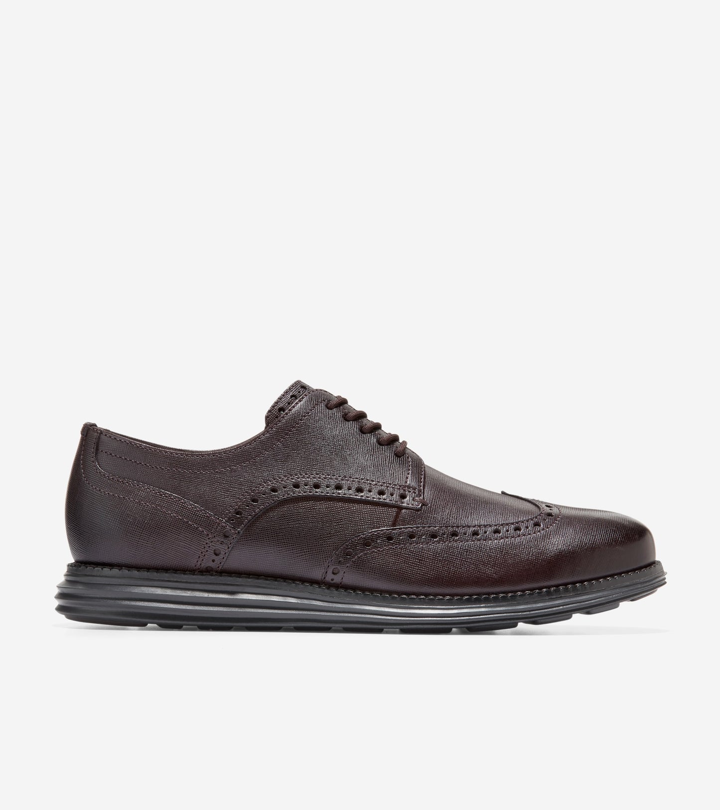 C38317:CH DARK CHOCOLATE SAFFIANO/BLACK (8027689091319)