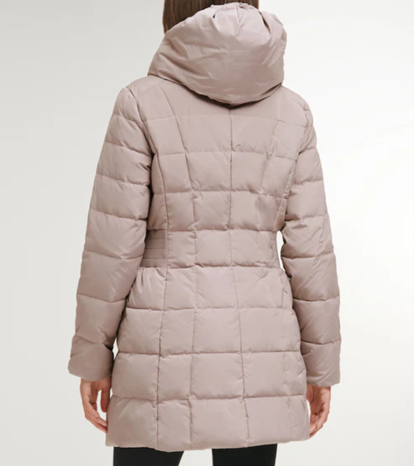 Կանացի  32" Signature Hooded Taffeta Down բաճկոն