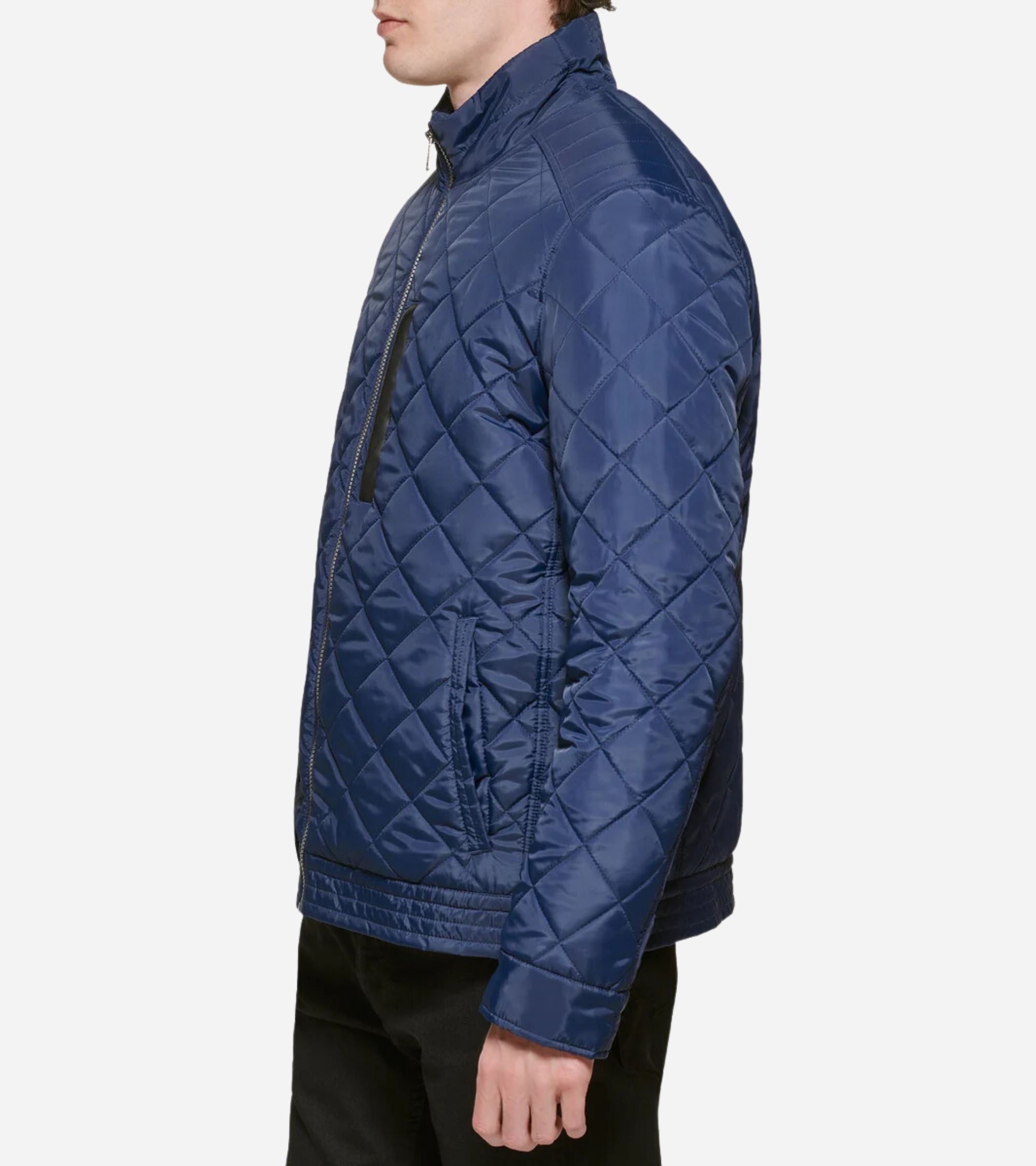 Cole haan stand collar quilted jacket best sale