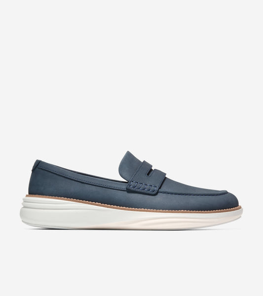 C43647:NAVY BLAZER NUBUCK / NATURAL / IVORY