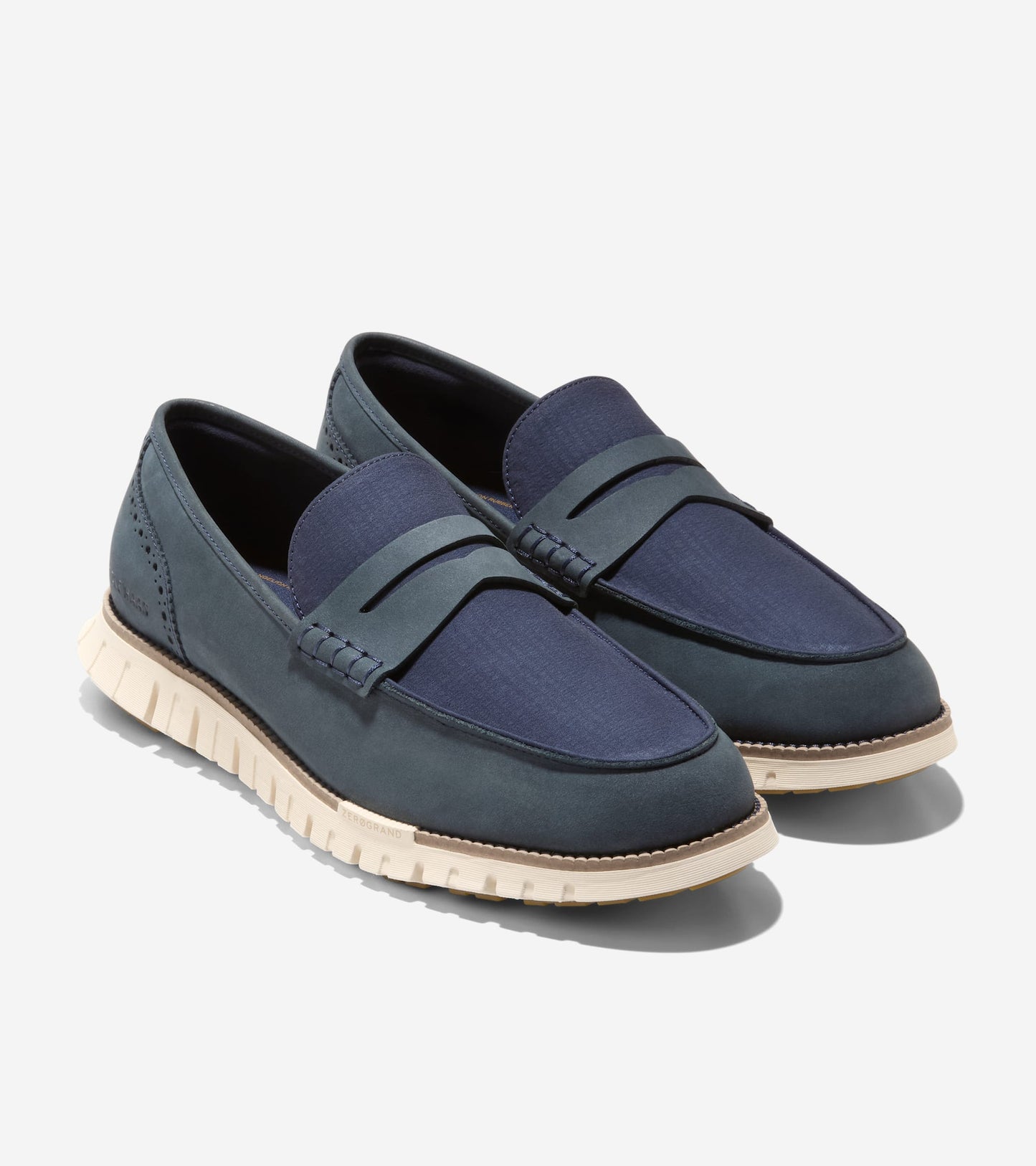 C43694:NAVY BLAZER SEERSUCKER / CH NATURAL / IVORY