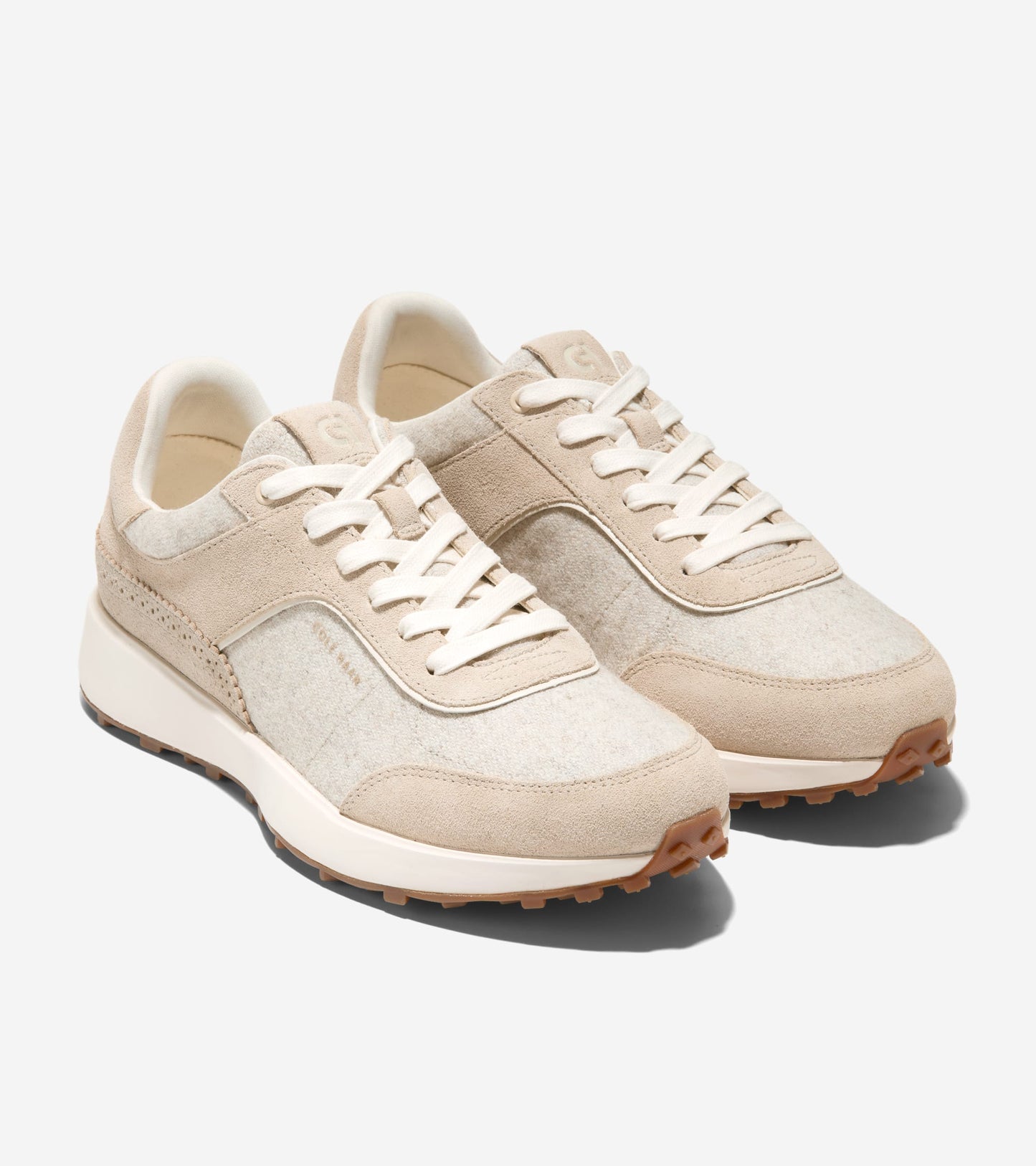 W34883:CH LT SESAME SUEDE/WOOL/IVORY