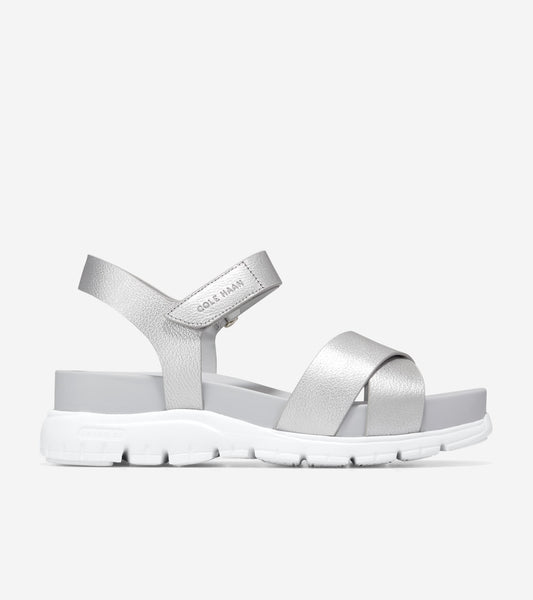 W24380:SILVER LTHR/ MICROCHIP FB/ WHT MIDSOLE