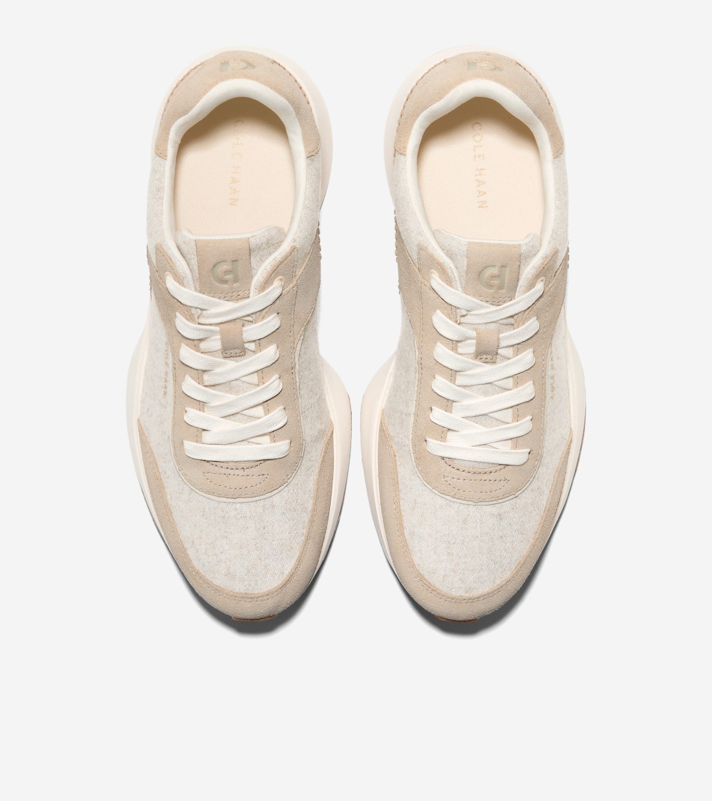 W34883:CH LT SESAME SUEDE/WOOL/IVORY