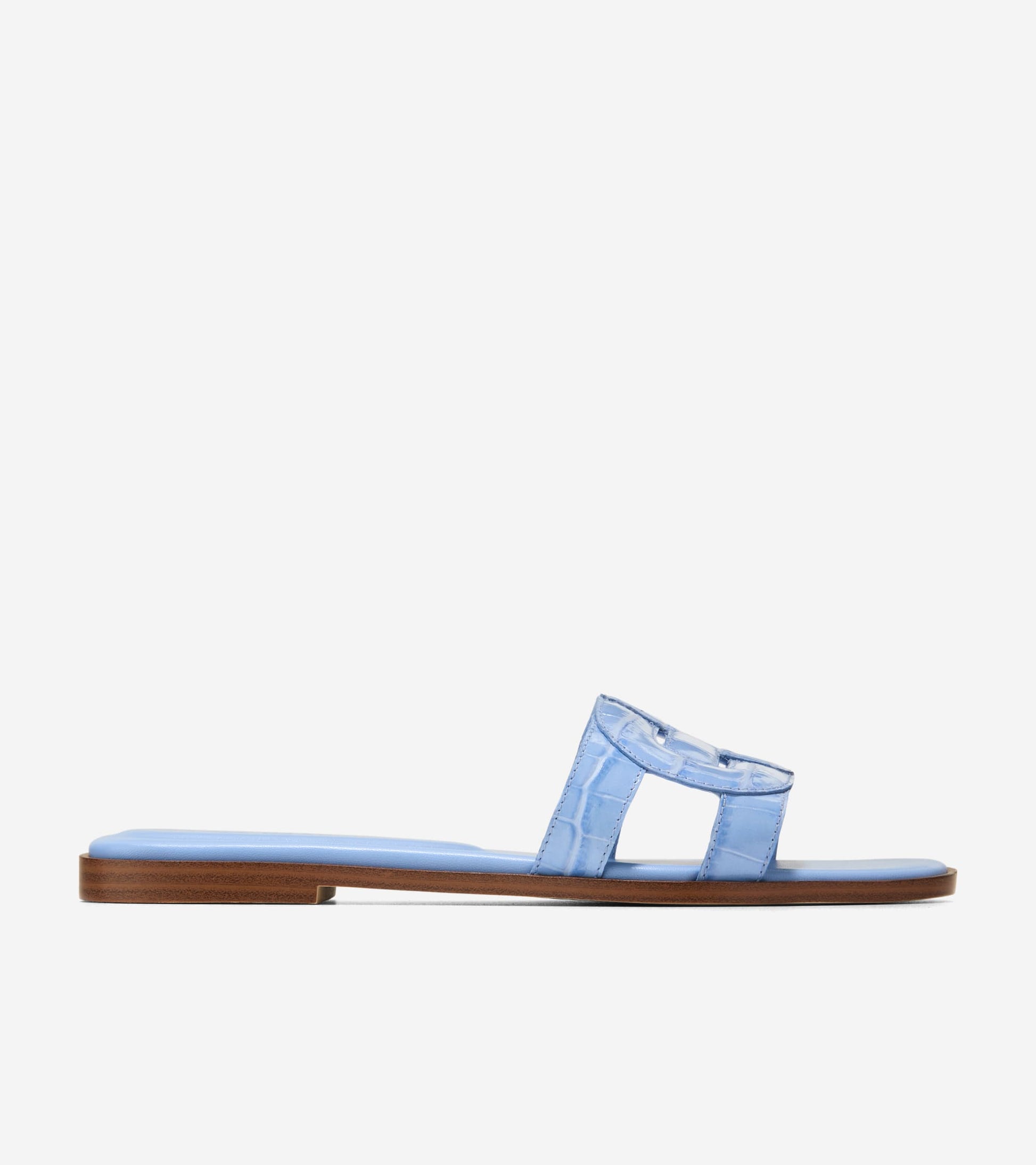 W35587:HYDRANGEA CROC PRINT LEATHER