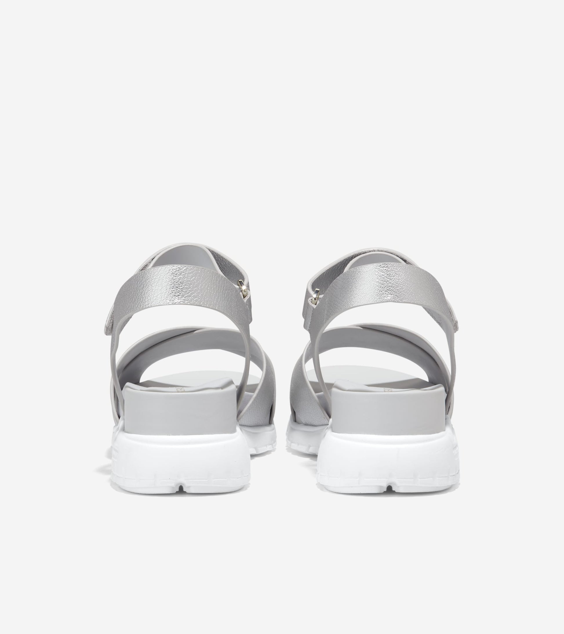 W24380:SILVER LTHR/ MICROCHIP FB/ WHT MIDSOLE