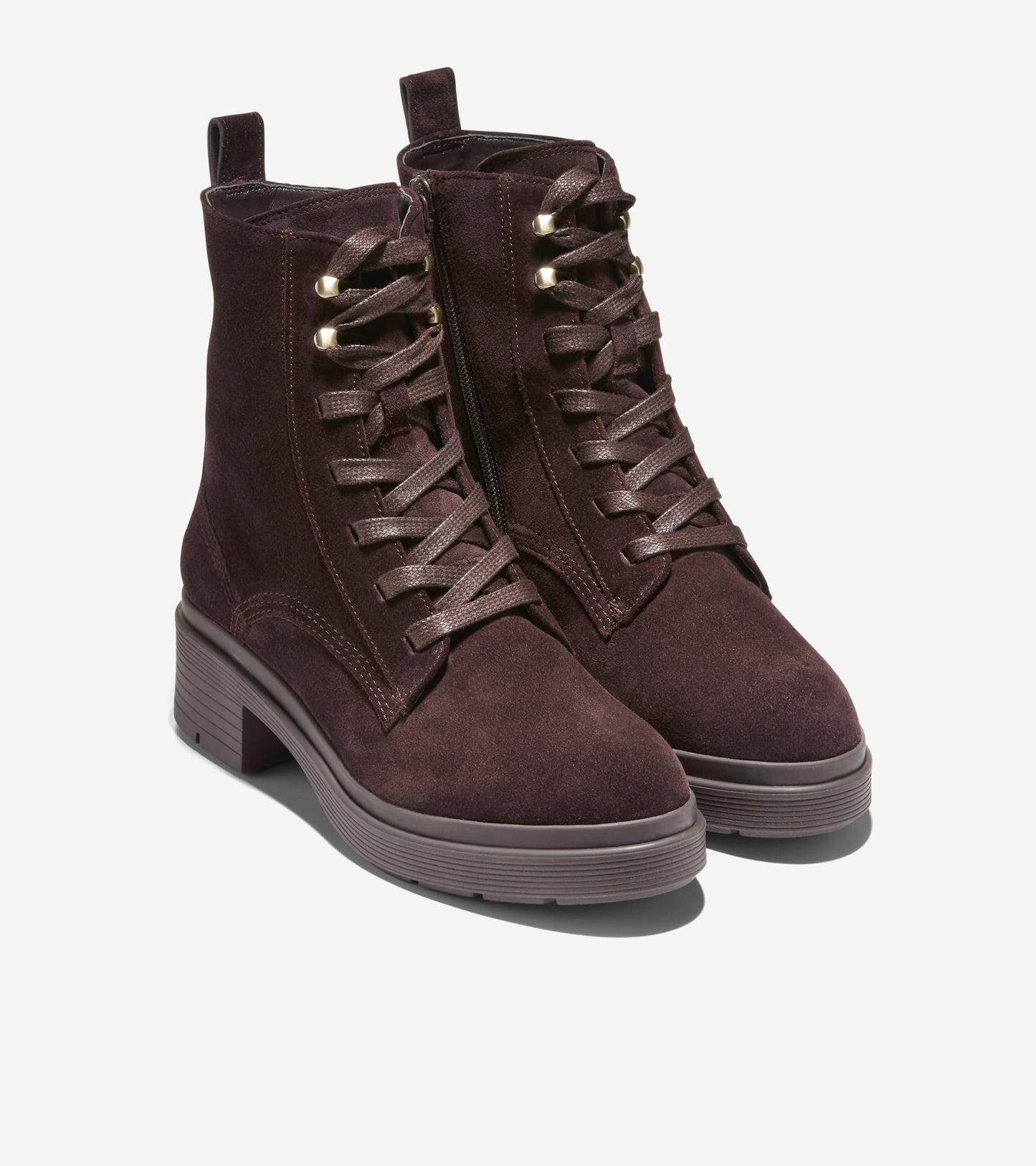 W33569:CH DK CHOCOLATE SUEDE WP