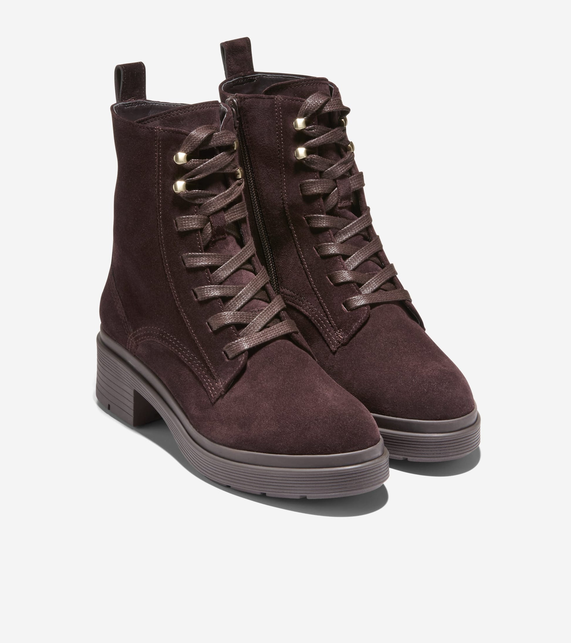 W33569:CH DK CHOCOLATE SUEDE WP