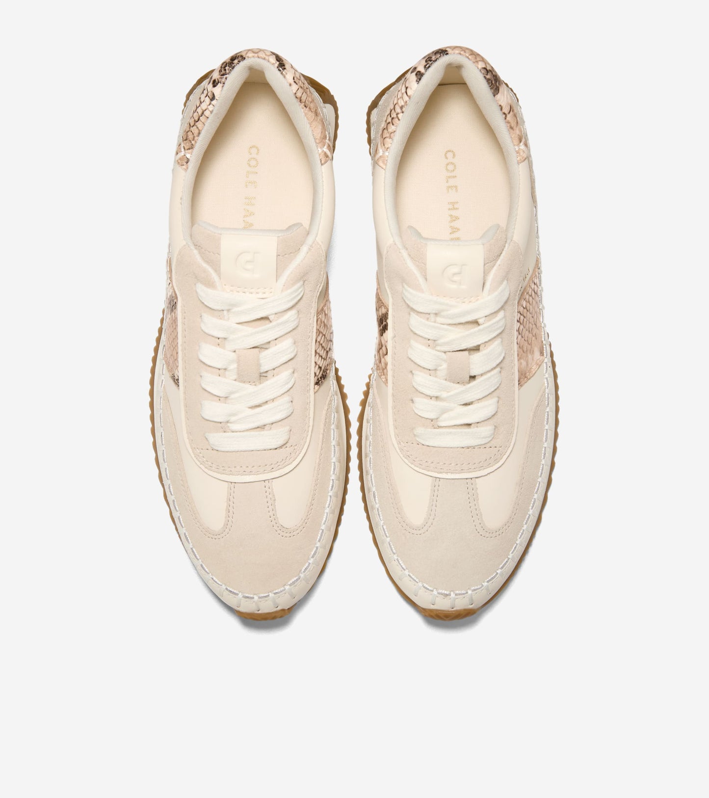 W36276:CH POWDER LTHR / SAND DOLLAR SDE / MOJAVE SNAKE PRINT LTHR