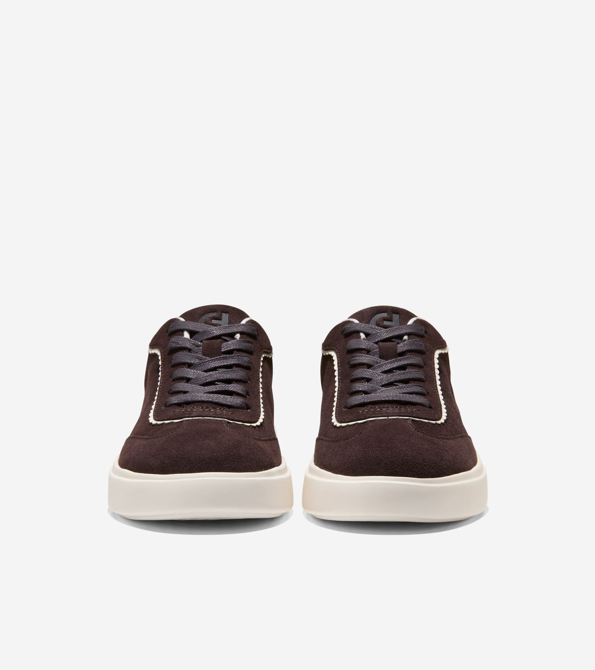 W34885:CH DK CHOCOLATE SUEDE/IVORY/SOFT GOLD/IVORY