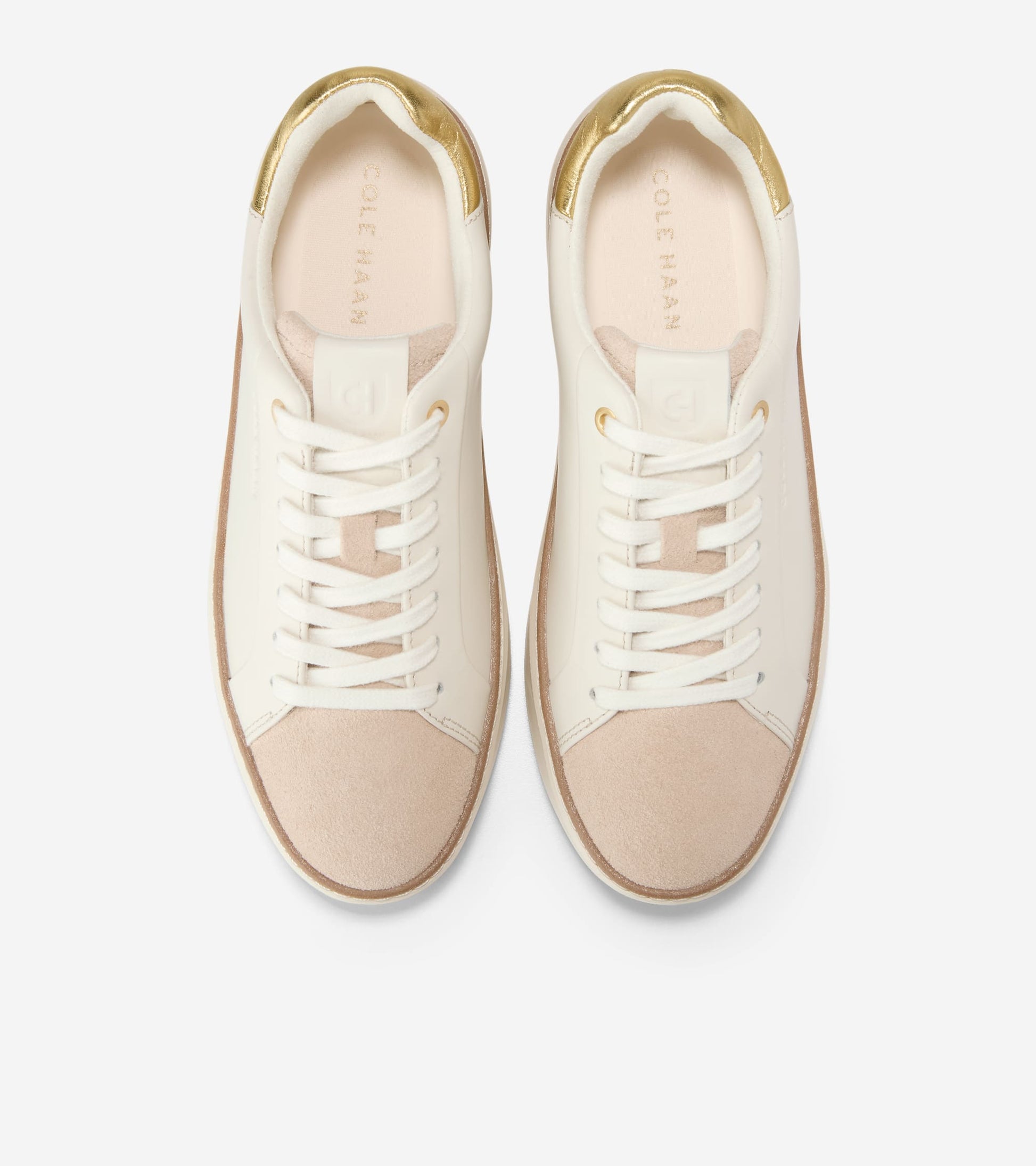 W33827:IVORY LTR/CH LT SESAME SDE/DK GOLD METALLIC LTR