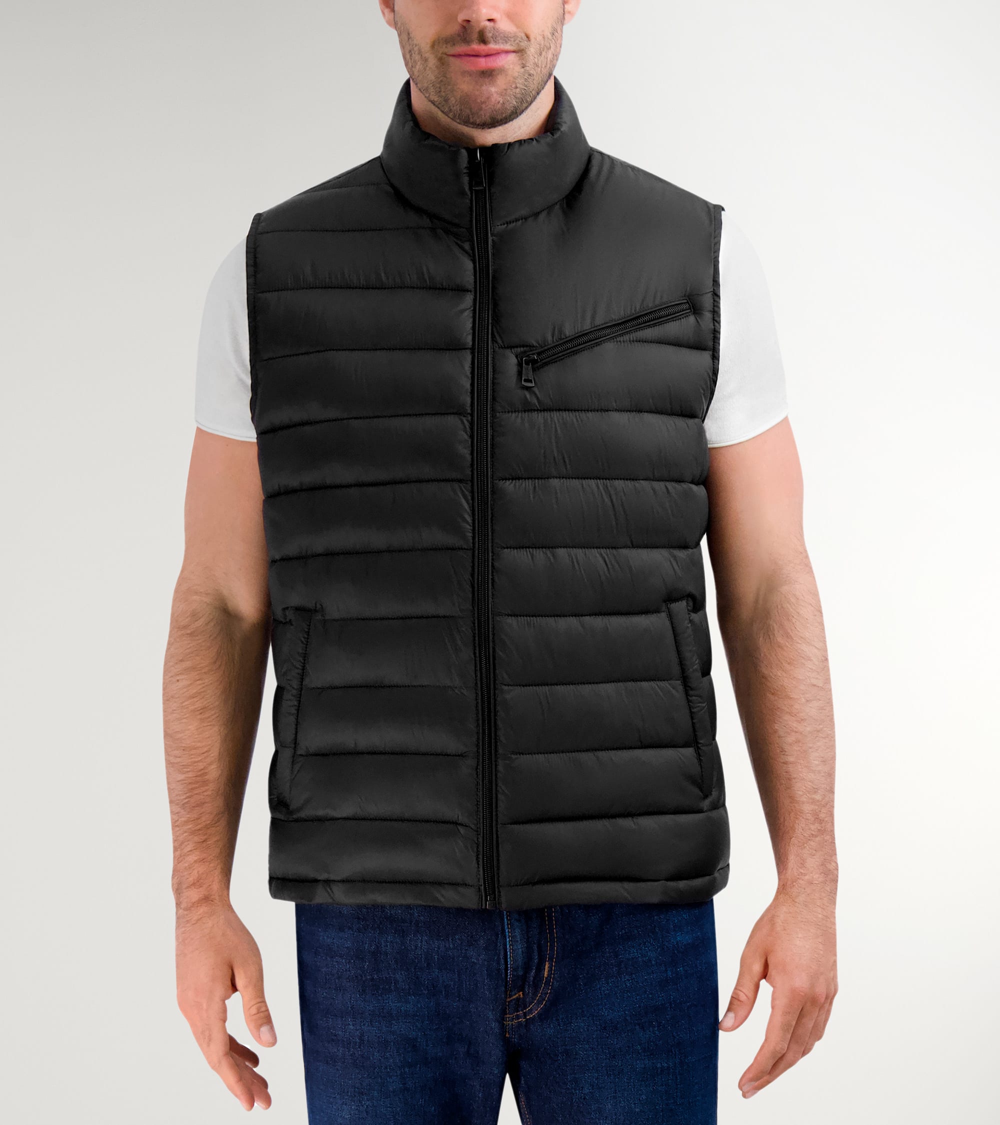 Men s Zip Front Quilted Vest Cole Haan Armenia